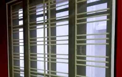 Windows Invisible Grills fitted by Kalyan Enterprises in HSR Layout